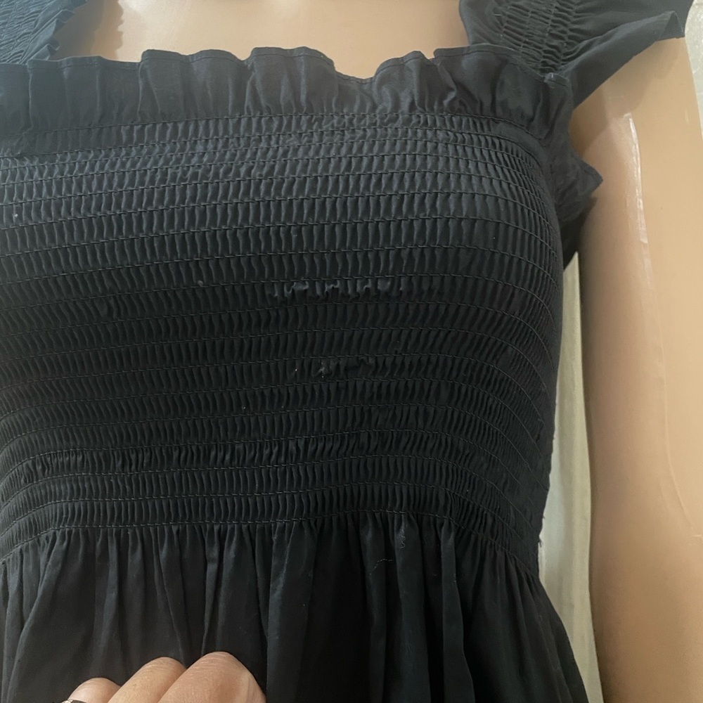 Hill House Black Ruffle Mini Dress - Picture 5 of 12